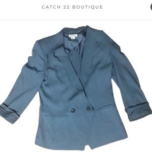 Helmut Lang Dark Grey Blazer Sz 6